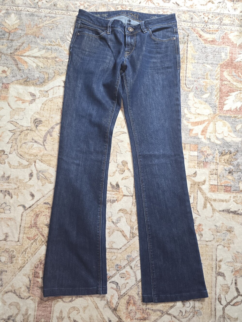 DL1961 Cindy Dark Blue Flare Jeans